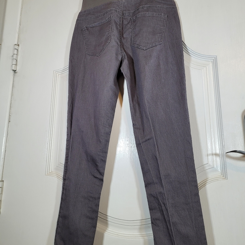BELLA VIDA Maternity grey jeans w/Grey tummy. sz M